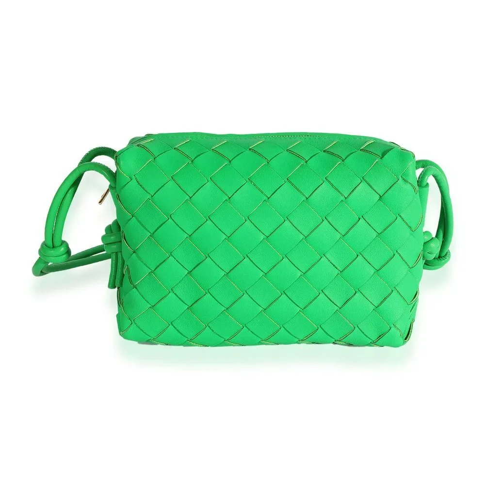 Bottega Veneta Parakeet Intrecciato Leather Mini Loop - Picture 1 of 8